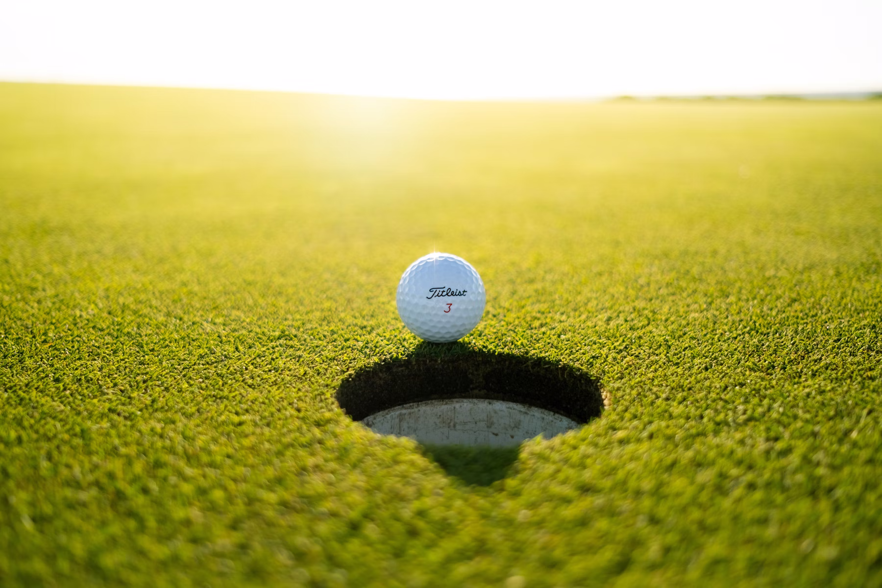 Golf course at sunrise